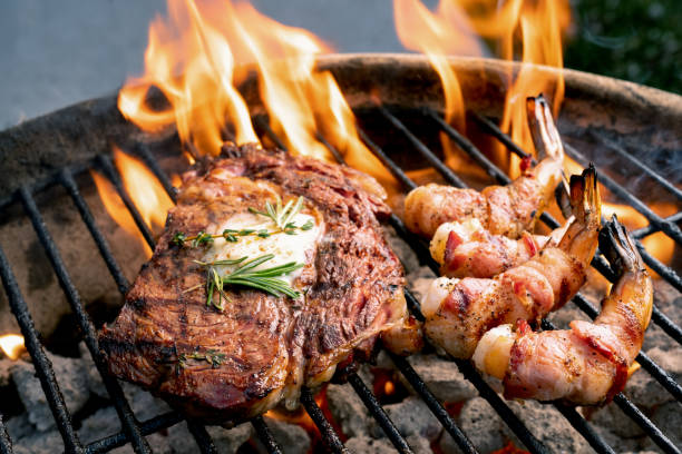 how to grill steak and seafood